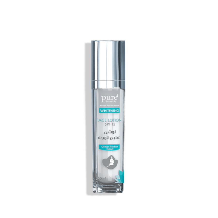 كريم لوشن لتفتيح وحماية SPF15 من Pure Beauty 50 مل زجاجي