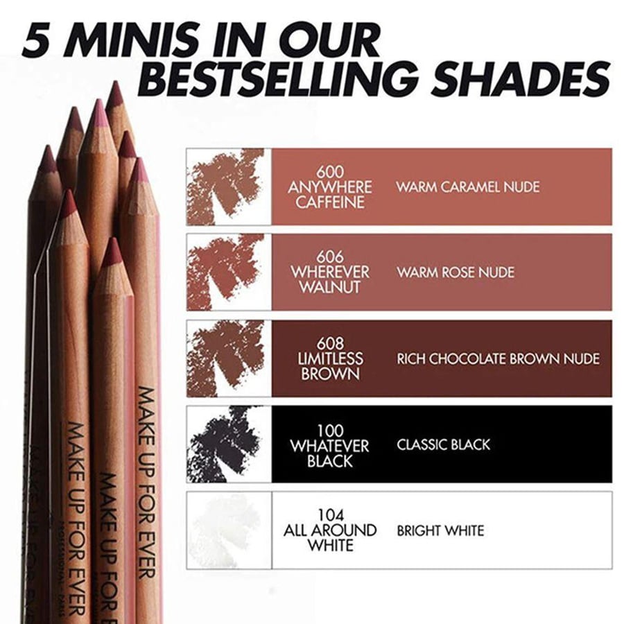 مجموعة أقلام مكياج أرتست كولور من MAKE UP FOR EVER حجم صغير 4 ألوان