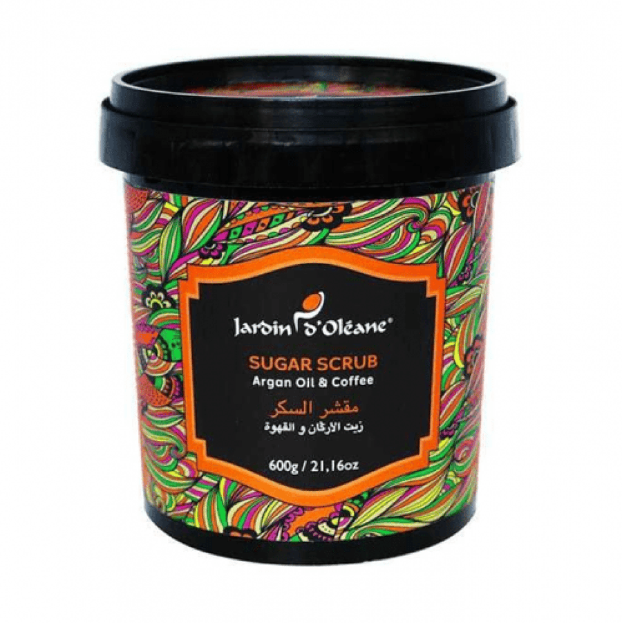 مقشر السكر بزيت الأرجان والقهوة من Jardin dOleane 600 جم