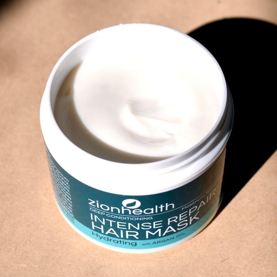 ماسك إصلاح مكثف للشعر Intense Repair من ZionHealth بزيت الأرجان 113 جم