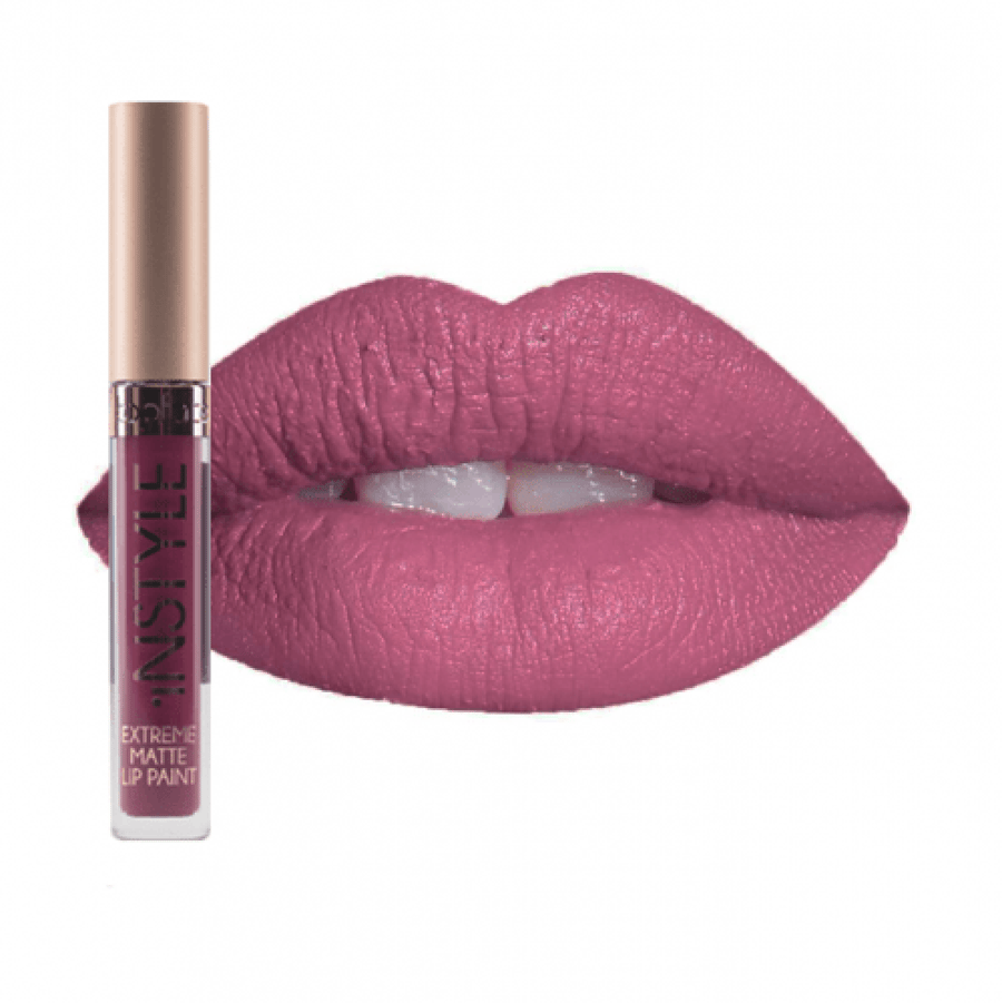 أحمر شفاه مطفي اكستريم من Instyle درجة Burgundy رقم 14