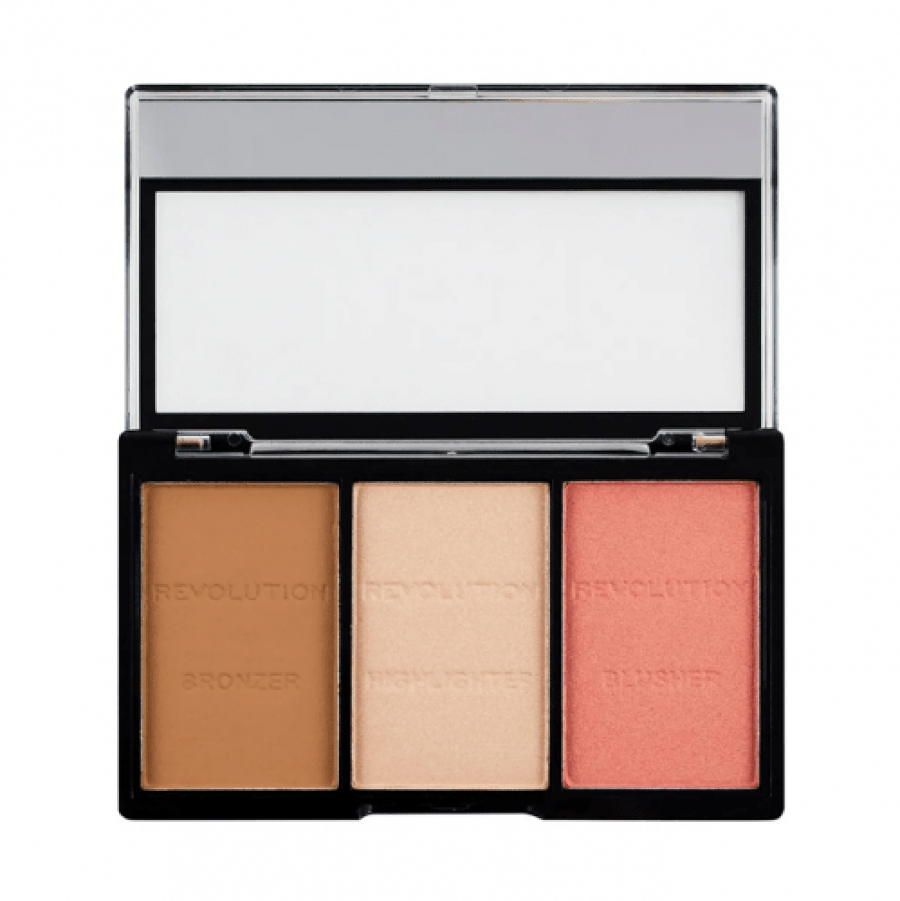 باليت كنتور Ultra Sculpt من Makeup Revolution London C01 فير بمرآة