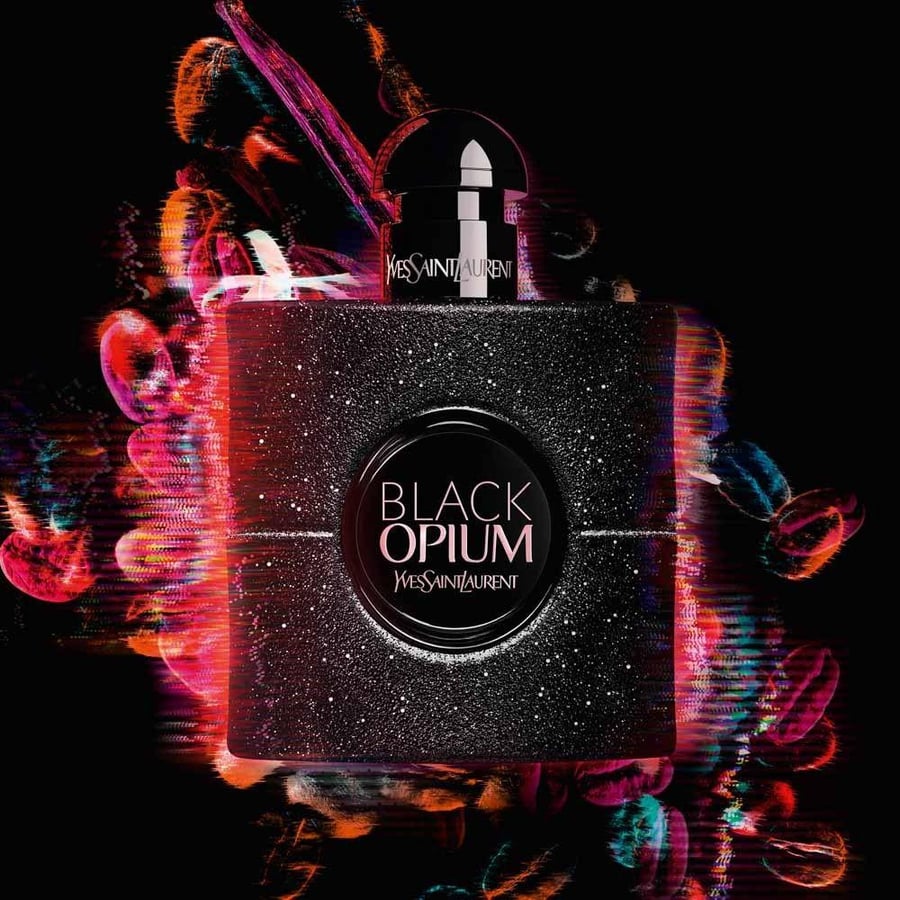 عطر نسائي بلاك اوبيوم او دو برفيوم اكستريم - إيف سان لوران، زجاجة سوداء