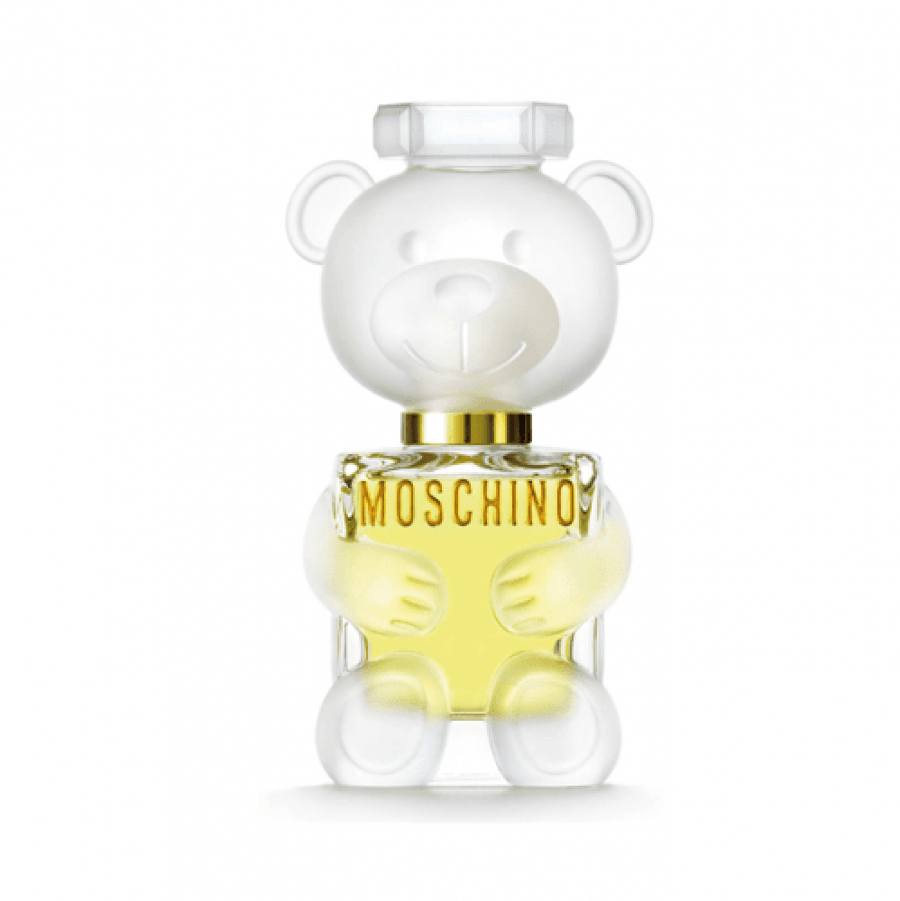 عطر توي 2 او دي برفيوم من Moschino زجاجة دب شفافة بسائل أصفر
