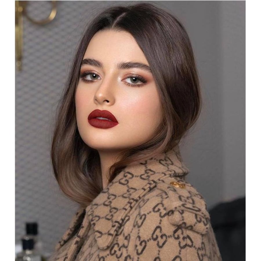 أحمر شفاه سائل مطفي مقاوم للماء JNB دارك فلامنج أحمر