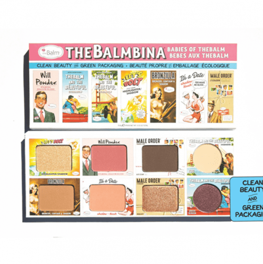 باليت ظلال عيون ذا بالمبينا من theBalm 8 ظلال ترابية ولامعة