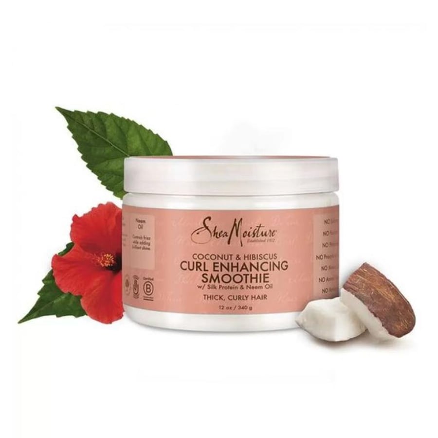 كريم تجعيد الشعر بجوز الهند والكركديه Shea Moisture 340 جرام