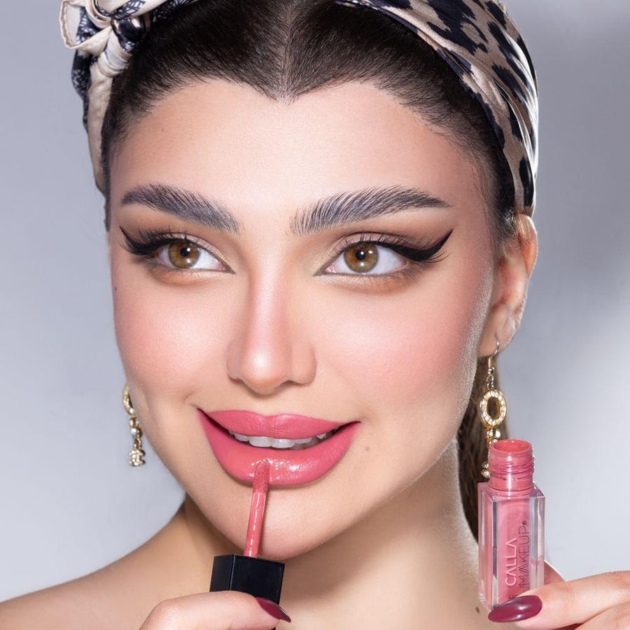 أحمر شفاه سائل مات طويل الأمد Calla Makeup وردي 36 مل CM700