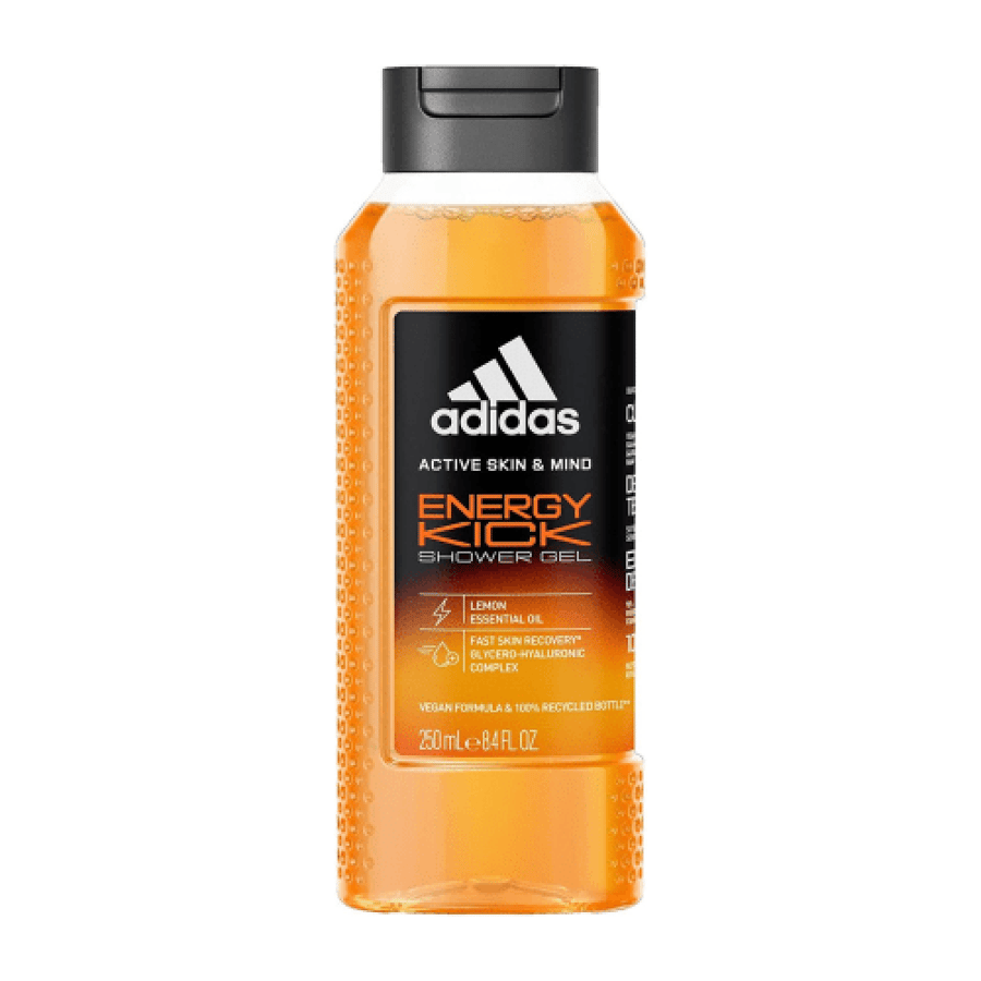 جل استحمام أكتيف سكين آند مايند إنرجي كيك من adidas للرجال 250 مل