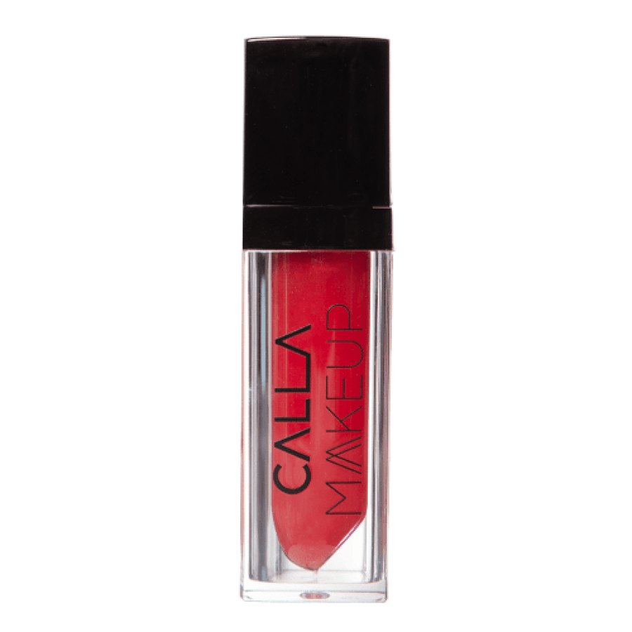 ملمع ومكبر شفاه بلامبينج Calla Makeup CM403 درجة Red أنبوب شفاف