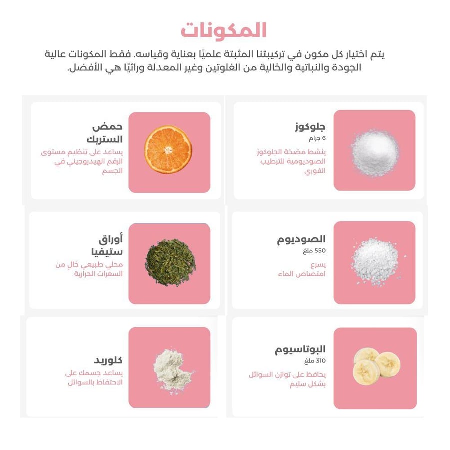 أقراص فوار إلكتروليت هيدرالايت بنكهة فراولة وكيوي 20 قرص