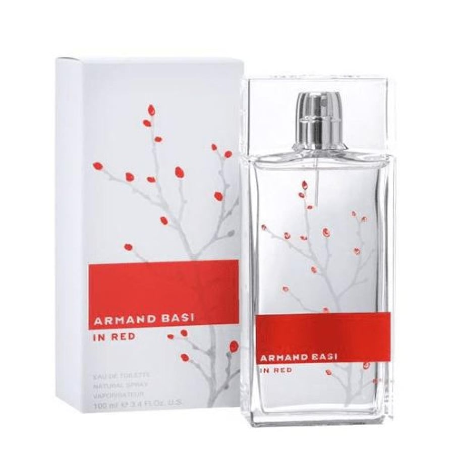 عطر نسائي او دو تواليت إن ريد من Armand Basi 100 مل