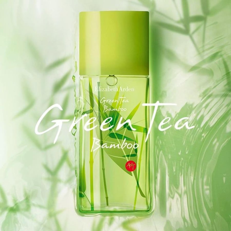عطر او دو تواليت غرين تي بامبو إليزابيث آردن زجاجة خضراء