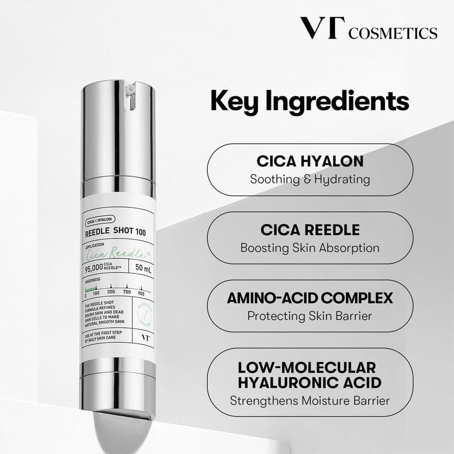 سيروم سيكا هيالون ريدل 100 شوت من VT COSMETICS 50 مل