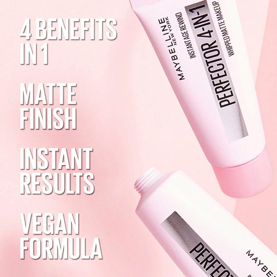 كريم محسن 4 في 1 إنستانت بيرفيكتور من Maybelline أنبوب وردي
