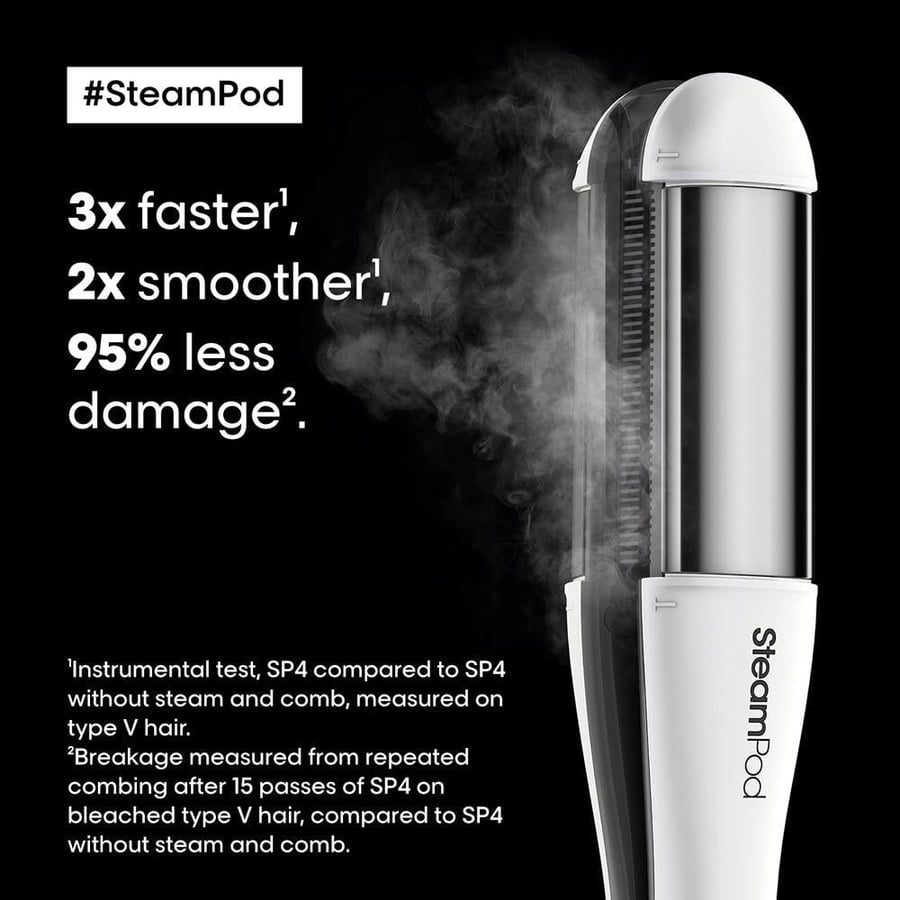 مكواة فرد وتصفيف الشعر ستيم بود SteamPod 40 من لوريال بروفيشنال