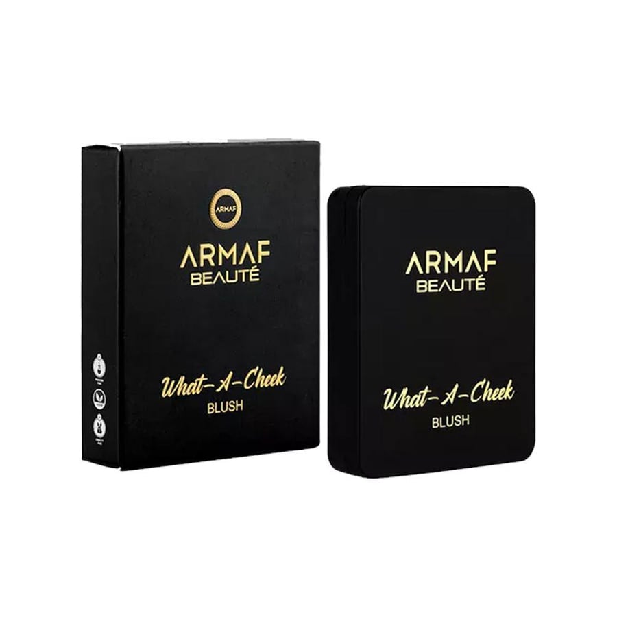 أحمر خدود بودرة وات ايه تشيك من ARMAF BEAUT كومباكت أسود ووردي