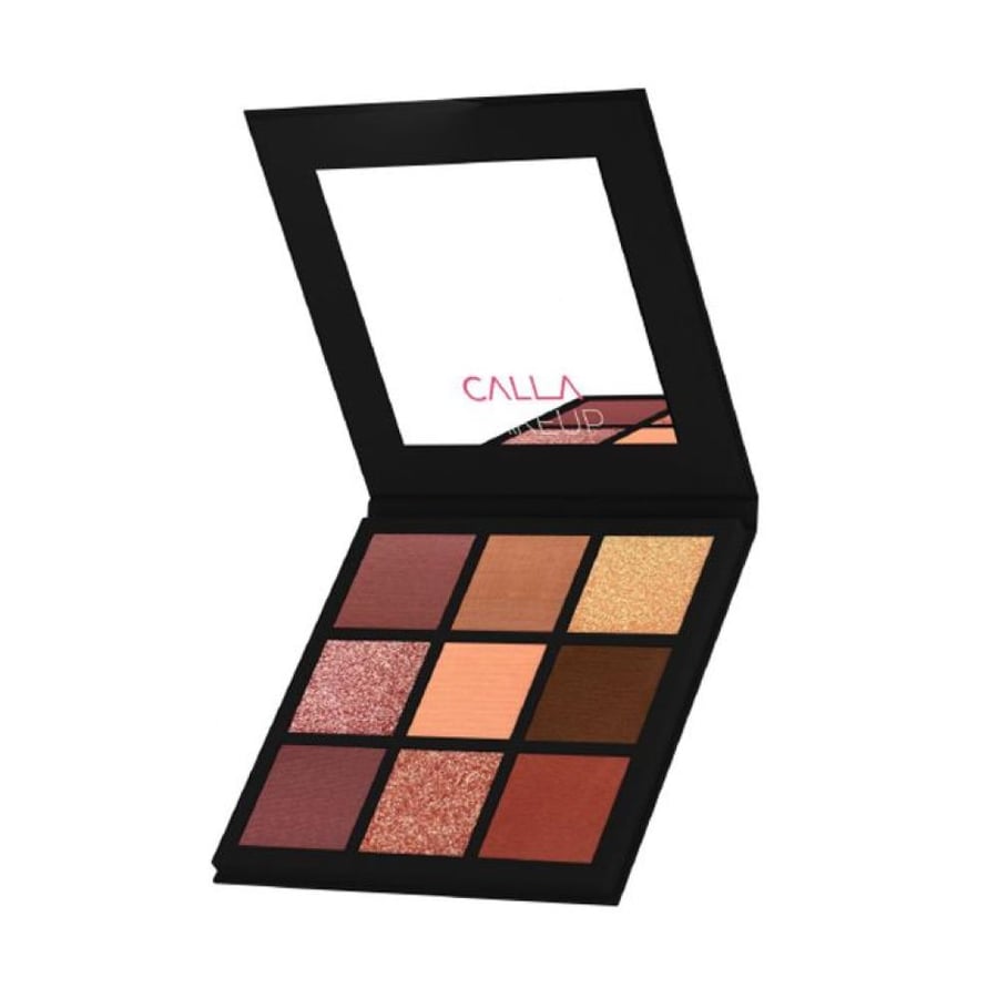 باليت ظلال عيون ساندي سباركل من CALLA MAKEUP 9 ألوان ترابية ولامعة