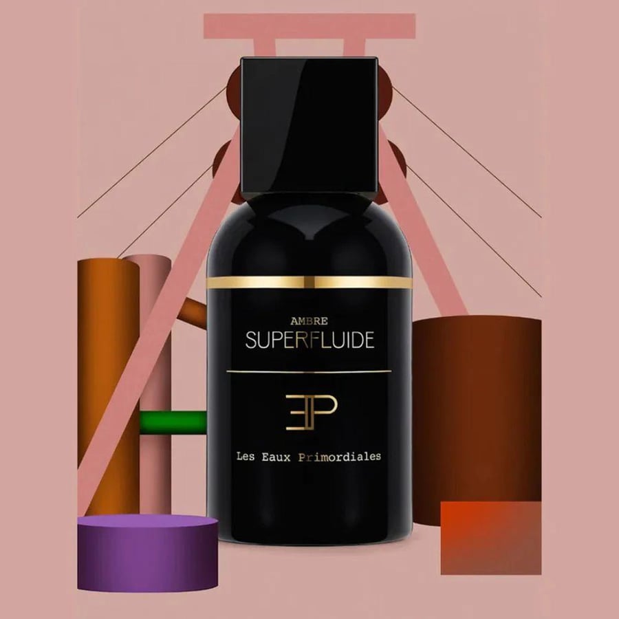 عطر او دو برفيوم Ambre Superflude من Les Eaux Primordiales زجاجة سوداء