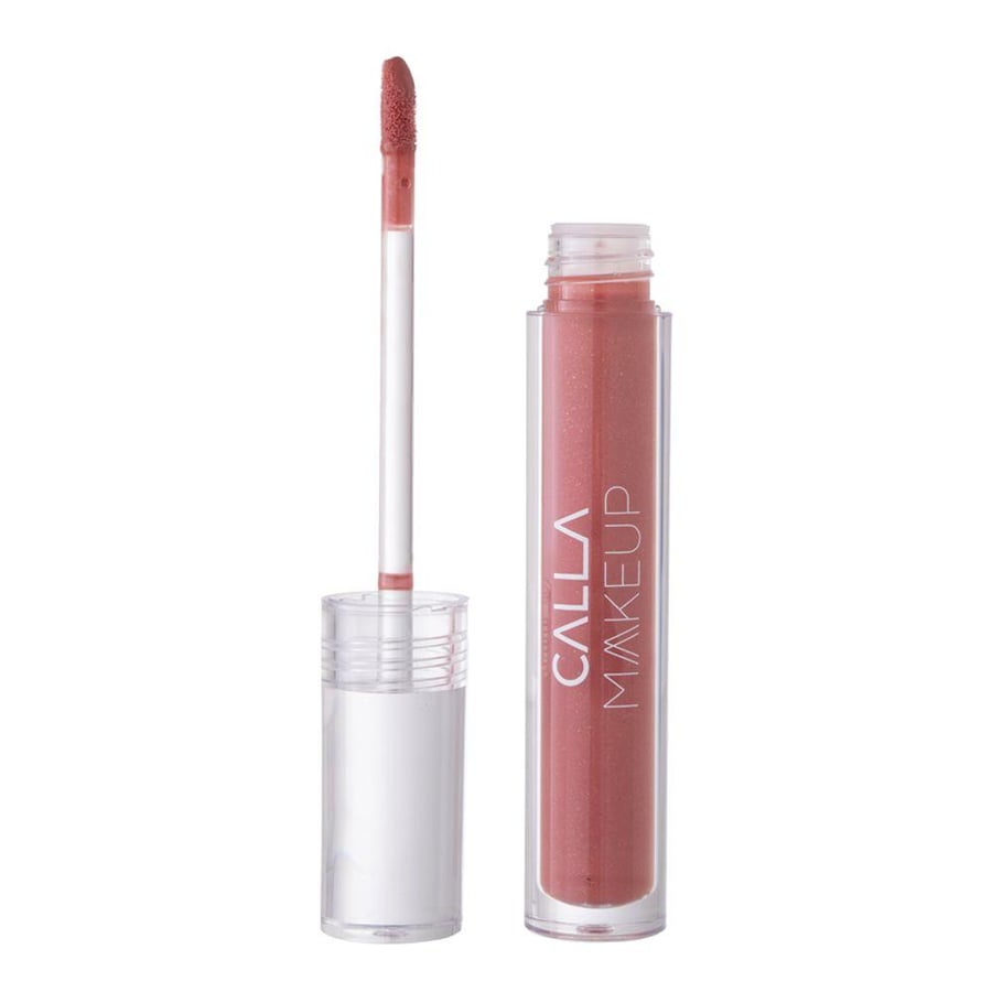 ملمع شفاه جل لامع من Calla Makeup وردي CM505 بفرشاة