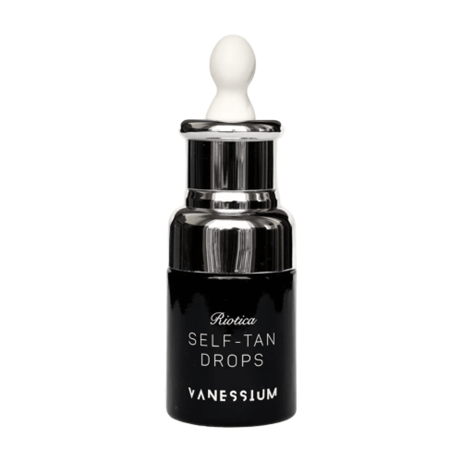قطرات تسمير ذاتي riotica by vanessium 30 مل زجاجية بقطارة