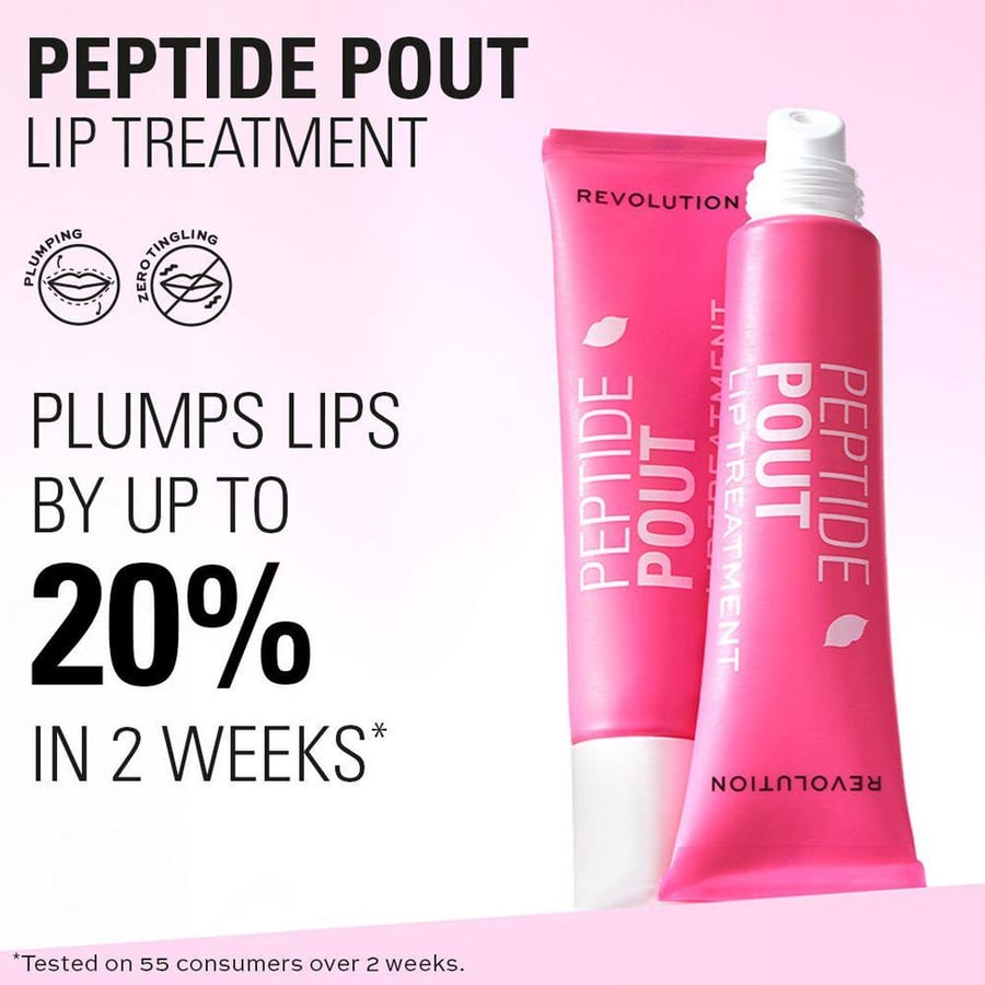 معالج ومكبر للشفاه Peptide Pout من Revolution 15 مل