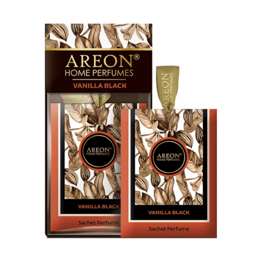 أكياس معطرة للدواليب وحقائب السفر AREON فانيلا بلاك