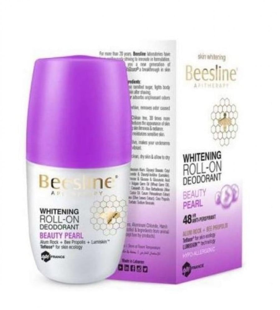 مزيل رائحة رول أون من Beesline مفتح ومرطب 48 مل