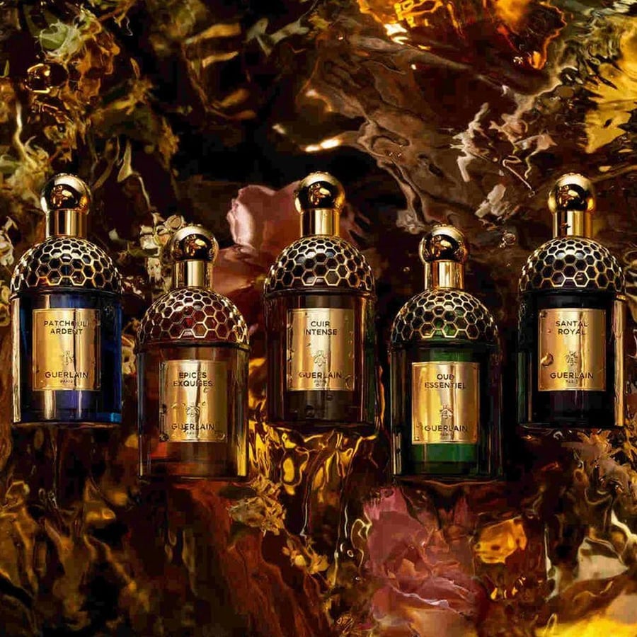 عطر او دو برفيوم باتشولي أردنت من GUERLAIN بقنينة زجاجية مميزة