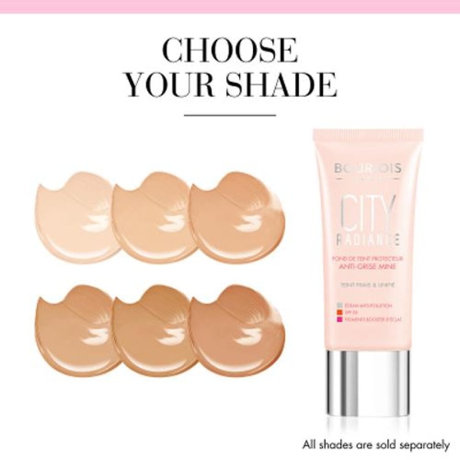 كريم أساس سيتي رايديانس من Bourjois SPF 30 درجة 552 Pink