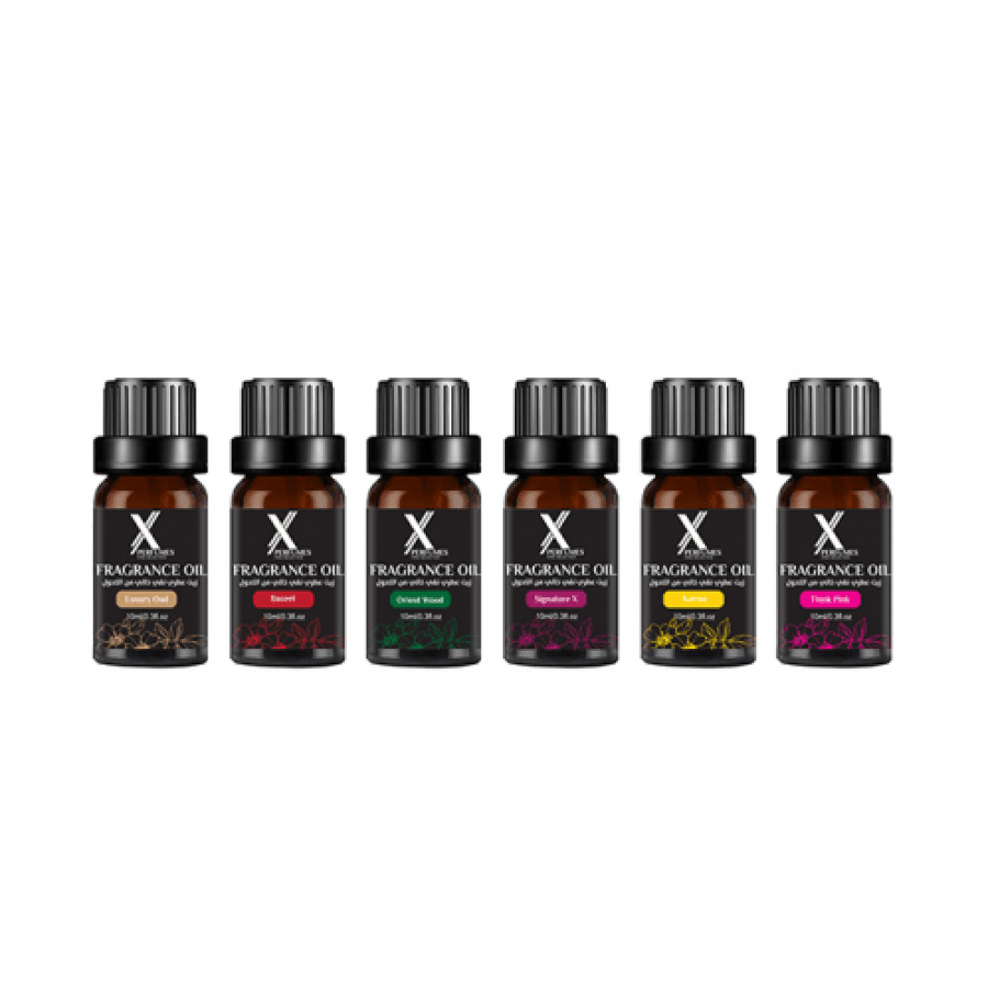 زيت عطري مركز من X PERFUMES بني 10ml بغطاء دروبر