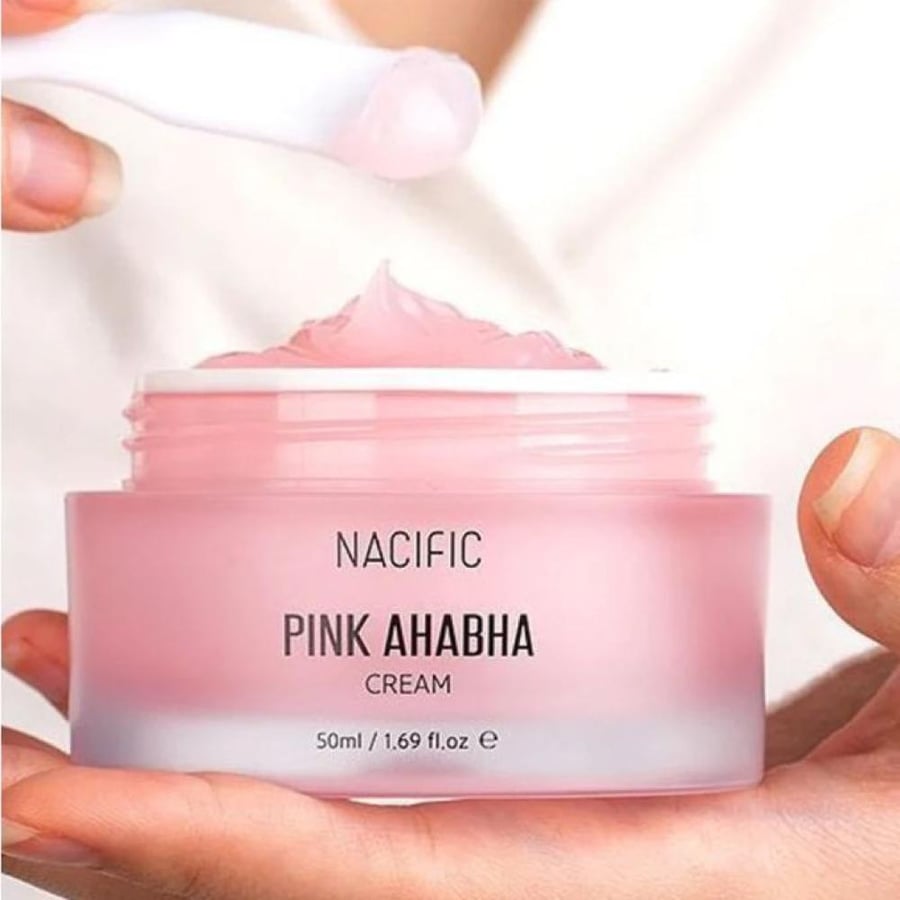كريم تقشير للوجه من NACIFIC 50مل بلون Pink وعبوة جرة
