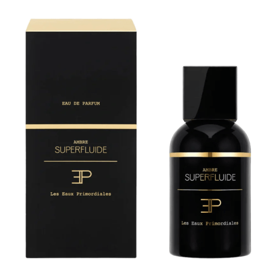 عطر او دو برفيوم Ambre Superflude من Les Eaux Primordiales زجاجة سوداء