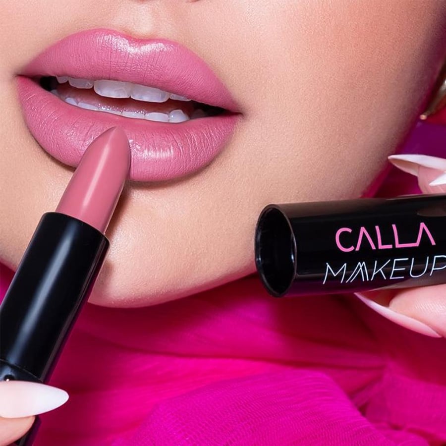 أحمر شفاه روج كريمي مطفي Calla Makeup وردي Twistup موديل 3740