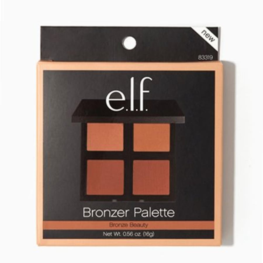 باليت برونزر لتحديد الوجه برونز بيوتي من elf Brown كومباكت