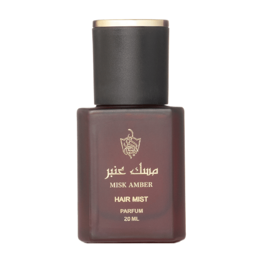 عطر شعر مسك العنبر برفيوم من Misk Amber 20ML بني