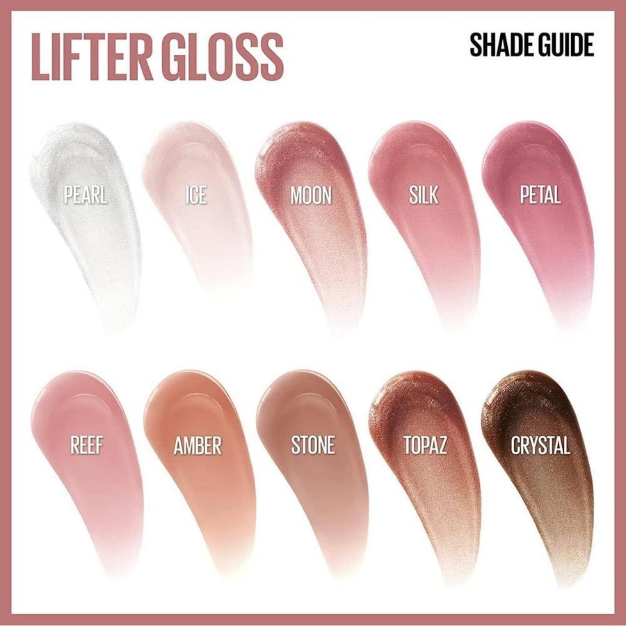 ملمع شفاه Lifter من Maybelline 07 Amber بيتش مع هيالورونيك