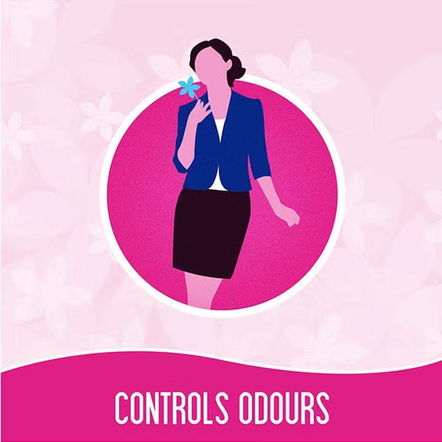 فوط صحية يومية كبيرة غير معطرة Carefree 48 قطعة