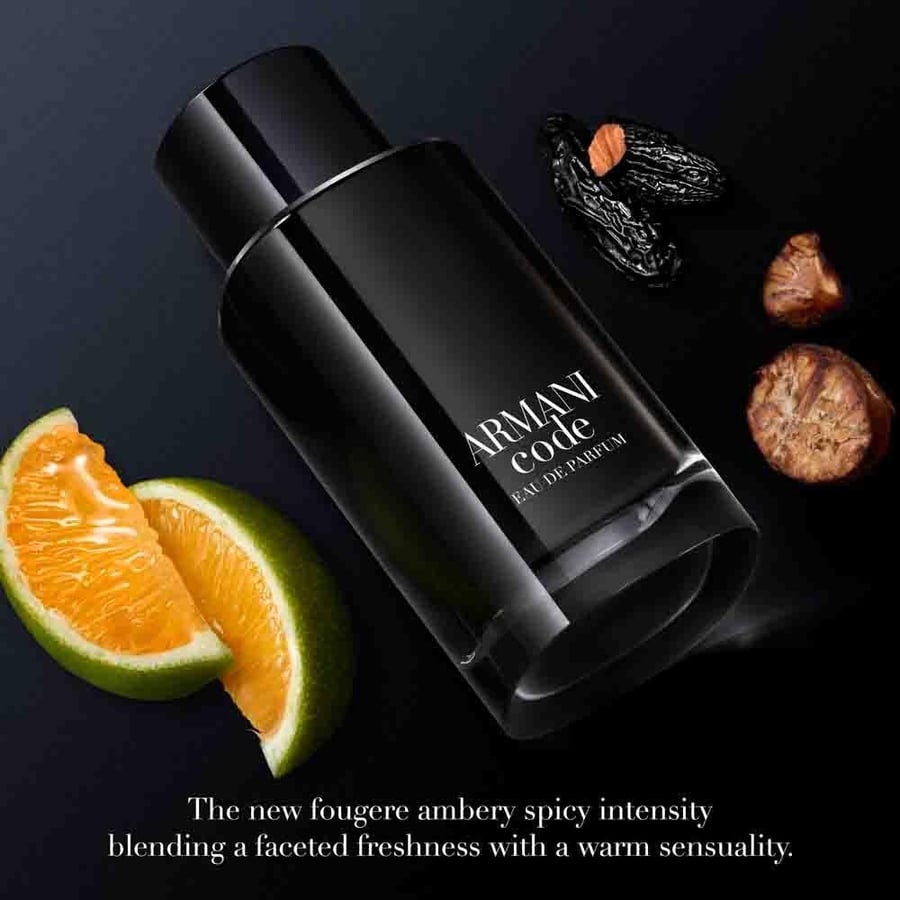 عطر رجالي او دو برفيوم أرماني كود زجاجة سوداء بخاخ