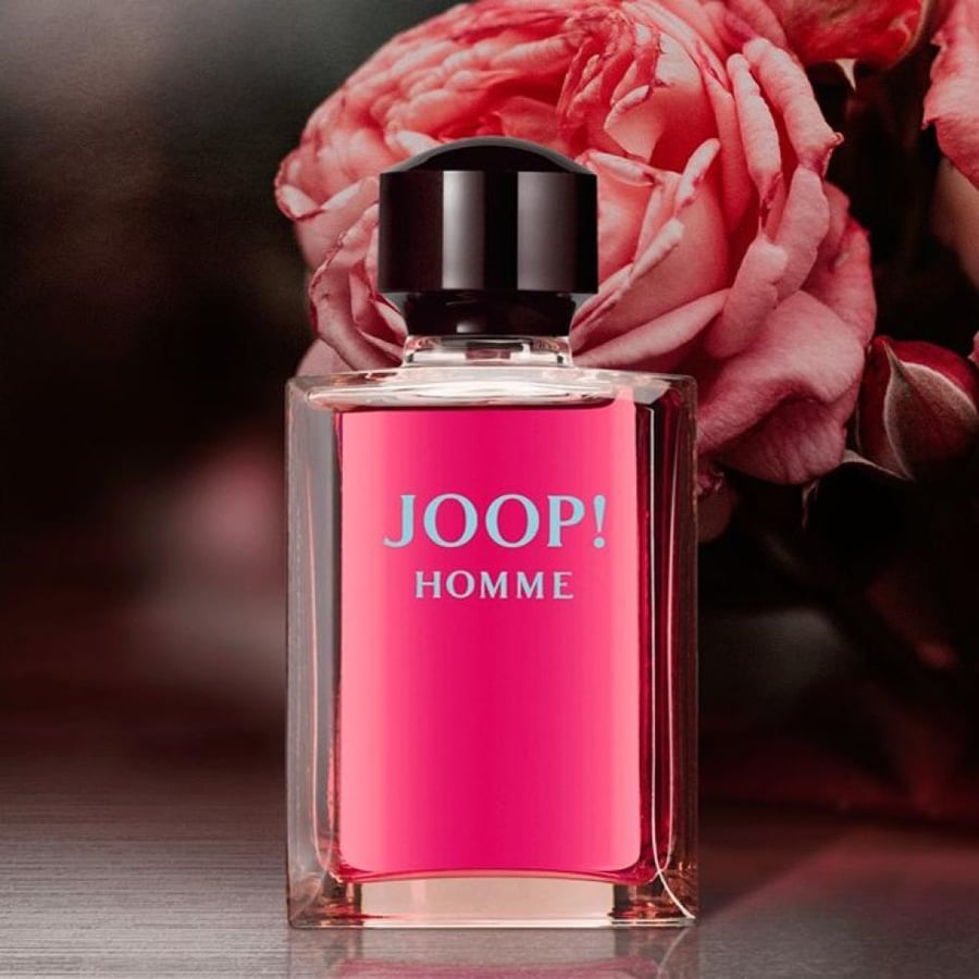 عطر أو دو تواليت JOOP للرجال زجاجة وردية شفافة مستطيلة