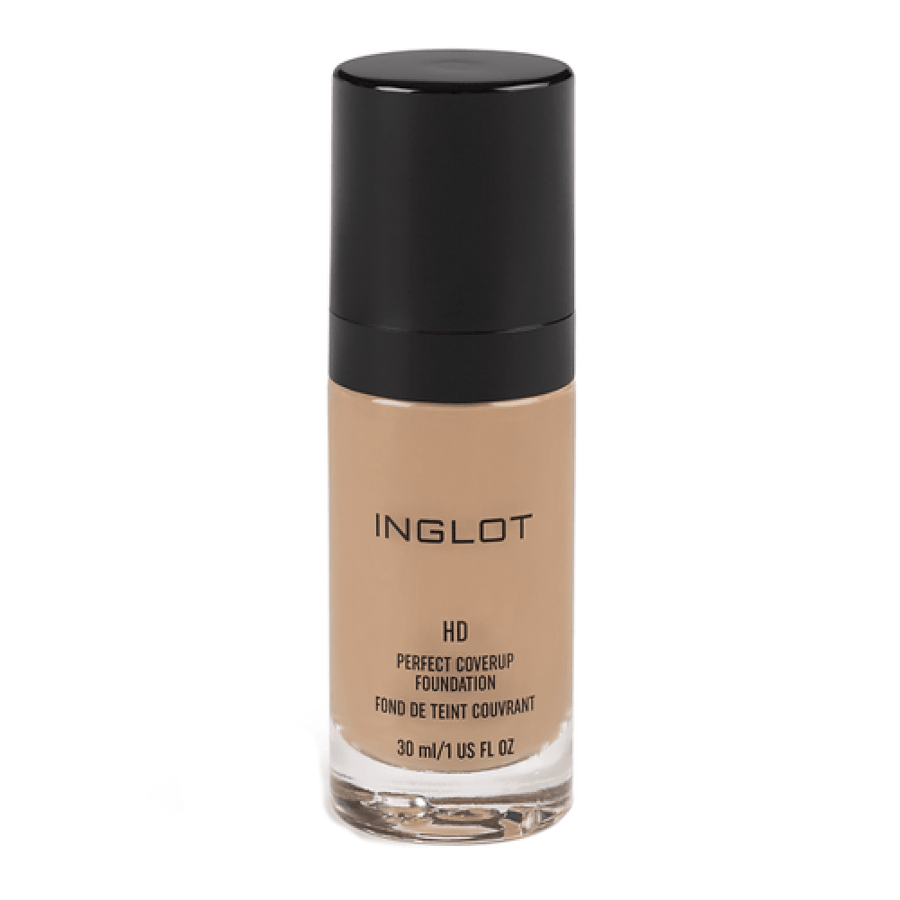 كريم أساس HD Perfect Cover Up من INGLOT تغطية قابلة للبناء