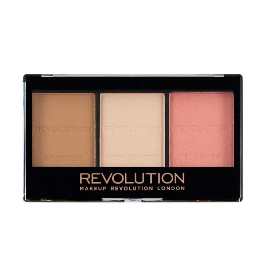 باليت كنتور Ultra Sculpt من Makeup Revolution London C01 فير بمرآة