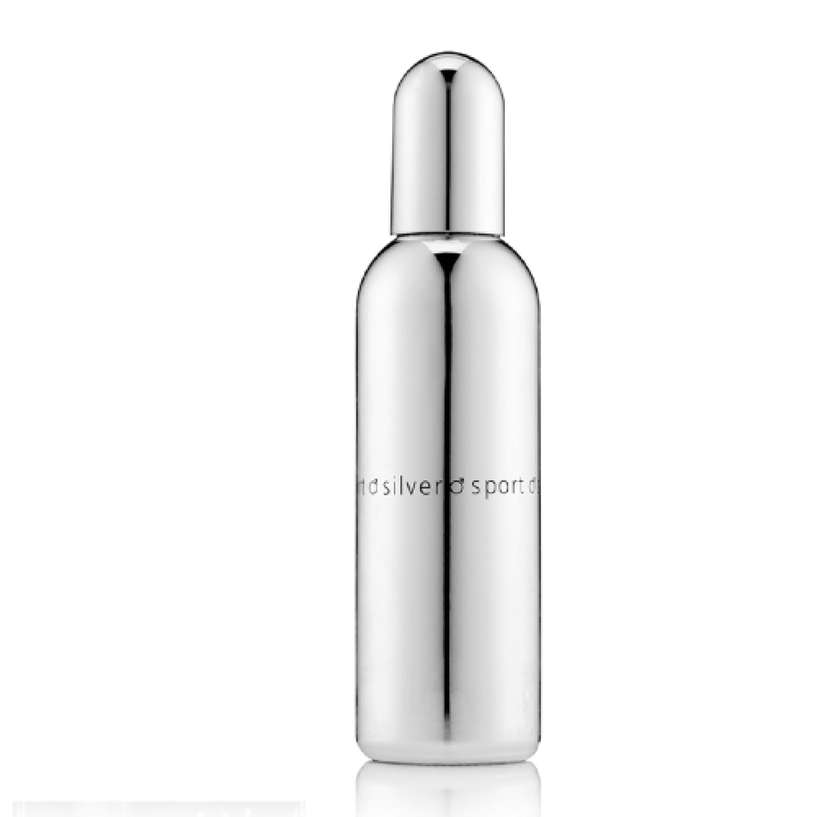 عطر او دو برفيوم سيلفر سبورت من Colour Me بزجاجة فضية أسطوانية