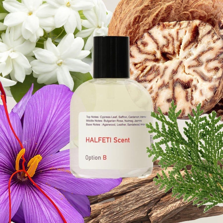 عطر اوبشن بي من HALFETI Scent 50 مل أصفر شاحب
