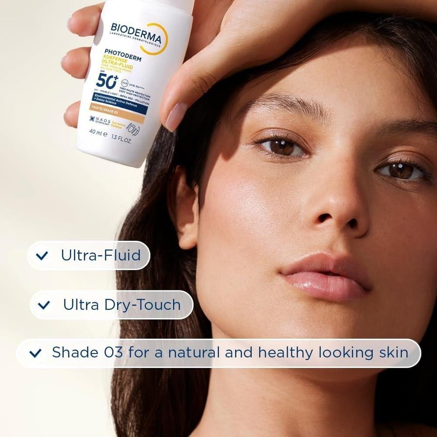 واقي شمس ملون فوتوديرم إكس ديفينس ألترا بايوديرما SPF50 40 مل