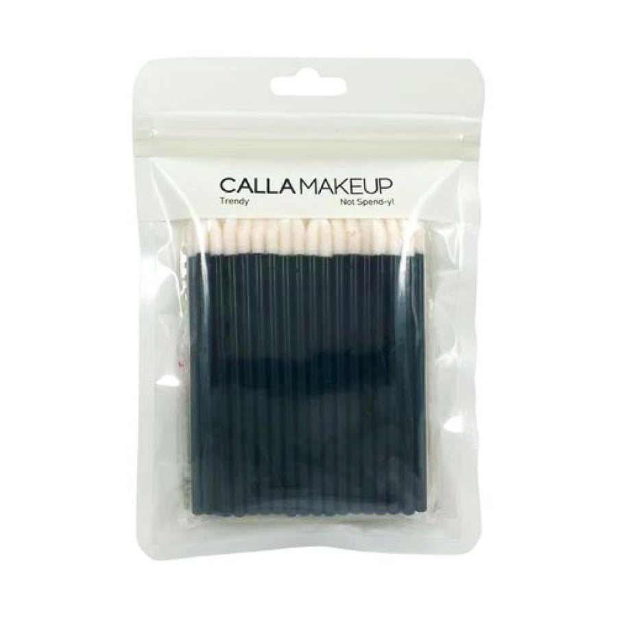 فرشاة شفاه استعمال واحد من CALLA MAKEUP 50 قطعة أسود