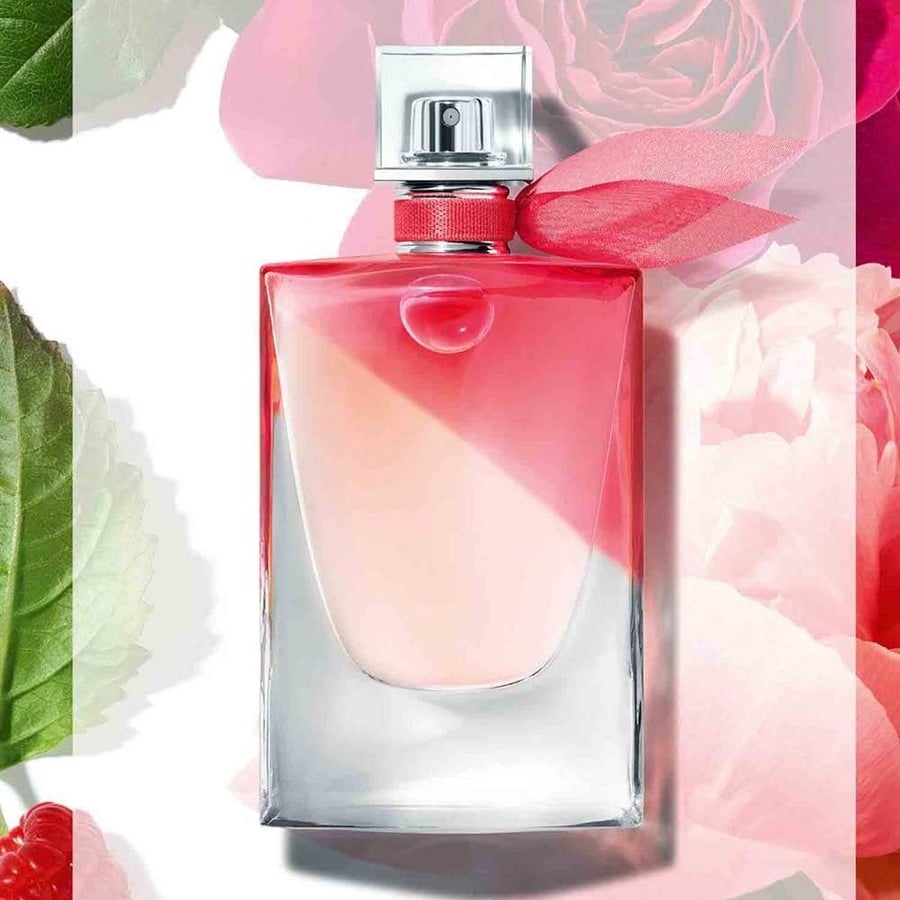 عطر او دو تواليت لا في ايست بيل آن روز من لانكوم زجاجة زجاجية وردية