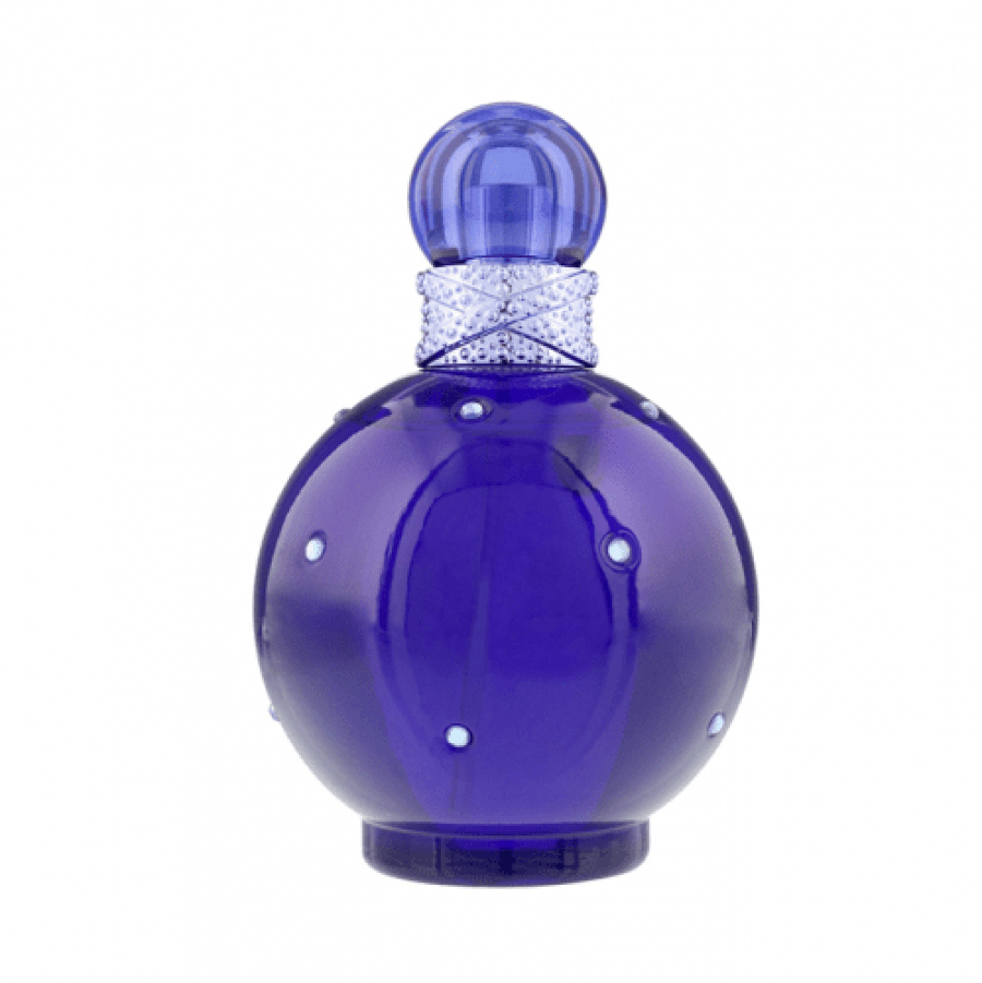 عطر ميدنايت فانتاسي أو دو برفيوم من بريتني سبيرز زجاجة زرقاء مرصعة