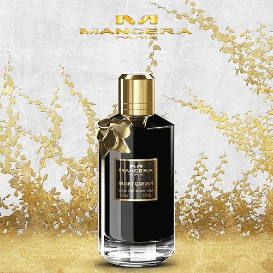 عطر او دو بارفيوم ميسكي جاردن من مانسيرا زجاجة سوداء