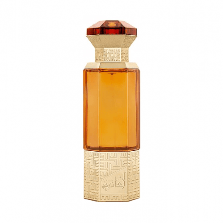 عطر او دو برفيوم العاذرية من Lattafa زجاجة بنية مطبعة